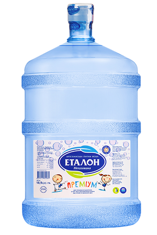 Вода Еталон-негазована преміум для дітей 18,9л